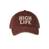 HIGH LIFE MAROON CANVAS HAT