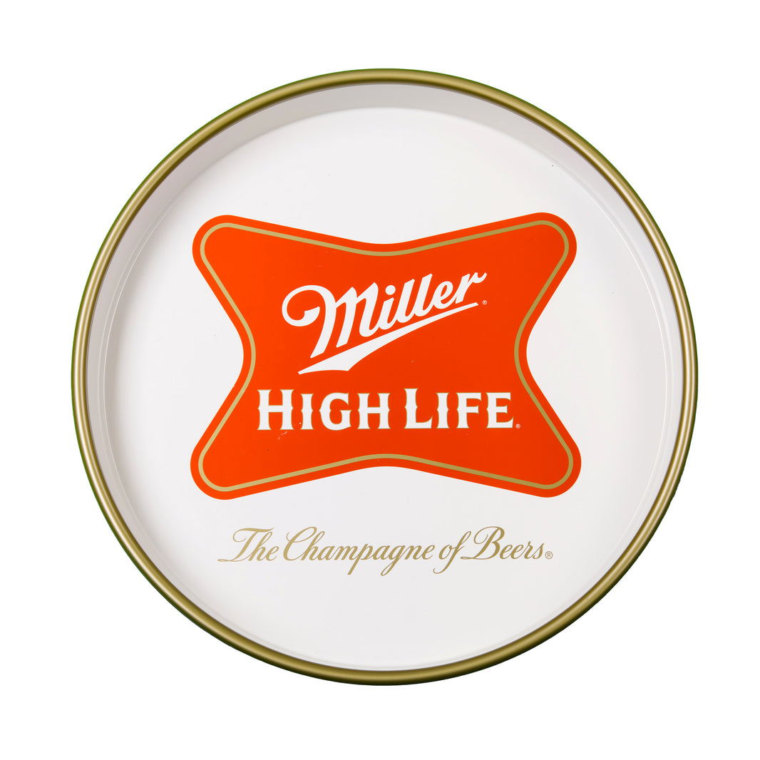 HIGH LIFE METAL SERVING TRAY