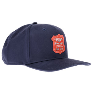 HIGH LIFE NAVY SHIELD PATCH HAT