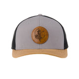 GIRL IN THE MOON LEATHER PATCH HAT